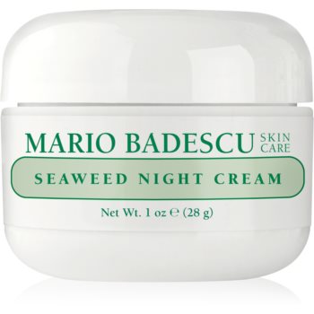 Mario Badescu Seaweed Night Cream crema de noapte hidratanta cu minerale accesorii imagine noua