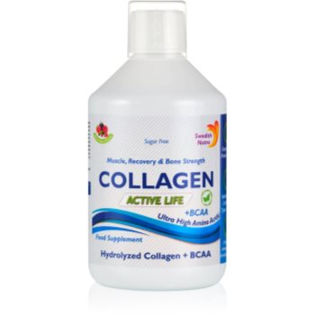 Swedish Nutra Collagen Active Life colagen lichid pentru mușchi, articulații și tendoane