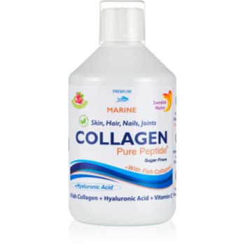 Swedish Nutra Collagen Pure Peptide colagen lichid pentru păr, unghii și piele