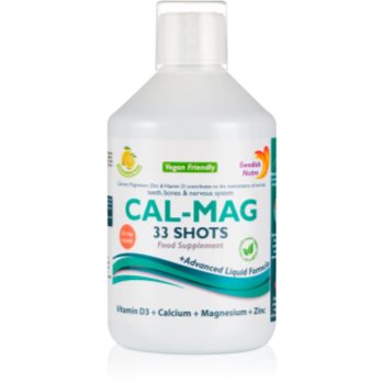 Swedish Nutra Cal-Mag băutură pentru susținerea sănătății oaselor și a dinților