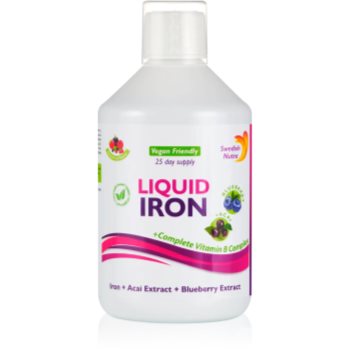 Swedish Nutra Liquid Iron băutură cu conținut de fier