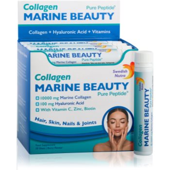 Swedish Nutra Marine Beauty fiole pentru ten, păr și unghii perfecte