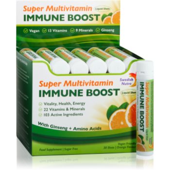 Swedish Nutra Immune Boost fiole în sprijinul sistemului imunitar