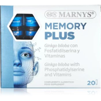 Marnys Memory Plus supliment alimentar pentru susținerea memoriei și a concentrării