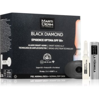 MartiDerm Black Diamond Epigence Optima SPF 50+ ser protector in fiole 50+ imagine noua
