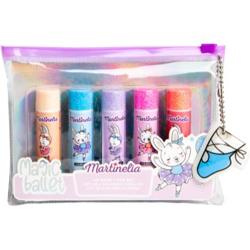 Martinelia Magic Ballet Lip Balm Set set cu luciu de buze cu sac