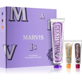 Marvis The Sweets Toothpaste Gift Set pastă de dinți (3 pc) set cadou Marvis
