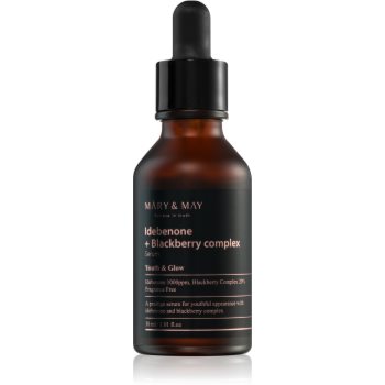 MARY & MAY Idebenone + Blackberry Complex Serum ser antioxidant pentru strălucirea și netezirea pielii