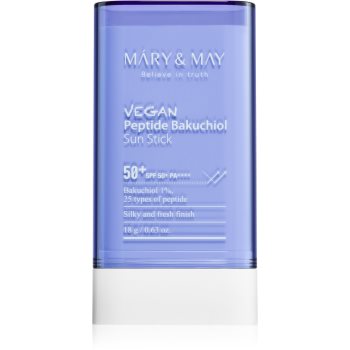 MARY & MAY Peptide Bakuchiol Sun Stick baton cu protectie solara cu efect antirid