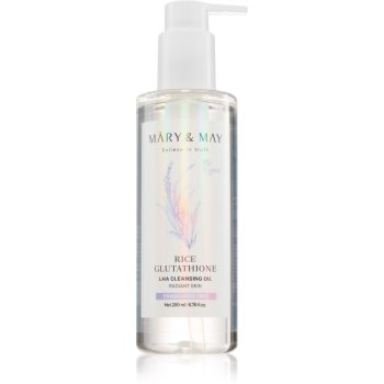 Mary&May Rice Glutathione LHA Cleansing Oil ulei de curățare blând cu efect de exfoliere