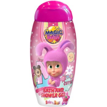 Masha & The Bear Magic Bath Bath & Shower Gel gel de dus si baie pentru copii