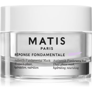 MATIS Paris Réponse Fondamentale Authentik-Fundamental Mask mască facială regeneratoare și hidratantă pentru tratarea tenului în două faze ACCESORII