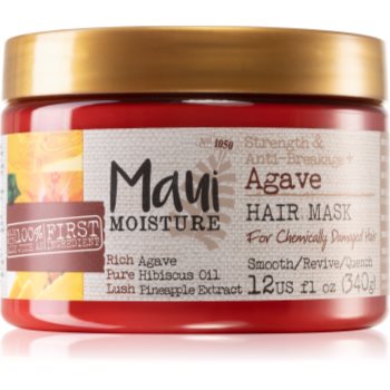 Maui Moisture Strength & Anti-Breakage + Agave mască fortifiantă pentru par degradat sau tratat chimic Maui Moisture