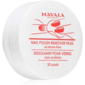 Mavala Nail Polish Remover Pads tampoane fara acetona mavala