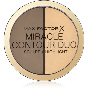 Max Factor Miracle Contour Duo auto-bronzant cremos și iluminator