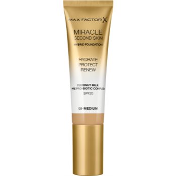 Max Factor Miracle Second Skin fond de ten crema hidratant SPF 20 Accesorii