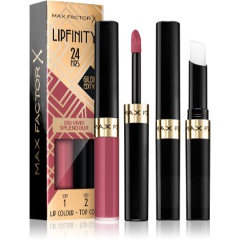 Max Factor Lipfinity Gilded Edition ruj cu persistenta indelungata balsam