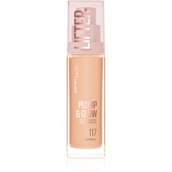 MAYBELLINE NEW YORK Lifter Plump & Glow освітлюючий тональний крем відтінок 117 30 мл
