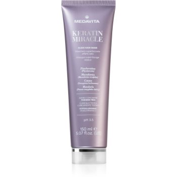 Medavita Keratin Miracle Sleek Hair Mask masca hidratanta pentru netezire