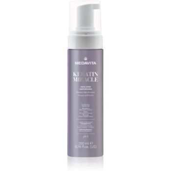 Medavita Keratin Miracle Frizz Over Hair Mousse spumă de styling pentru păr