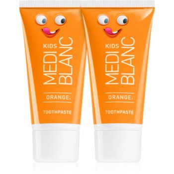 MEDIBLANC KIDS Orange pasta de dinti pentru copii accesorii imagine noua