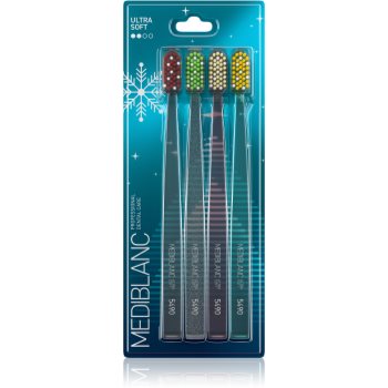 MEDIBLANC 5490 Ultra Soft Limited edition Periuțe de dinți ultra soft, 4 bucăți editie limitata