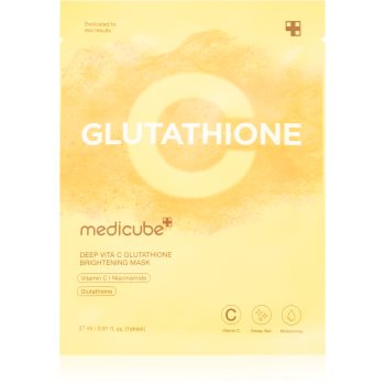 medicube Deep Vita C Glutathione Brightening Mask mască textilă iluminatoare