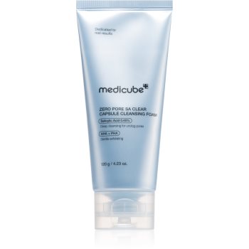 medicube Zero Pore Capsule Cleansing Foam Spuma curatare intensa. cu efect de exfoliere