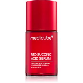 Medicube Red Succinic Acid Serum ser cu efect iluminator cu efect de hidratare