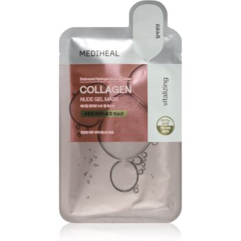MEDIHEAL Collagen Vitalizing Nude Gel Mask інтенсивна гідрогелева маска для зволоження та пружності шкіри 1 кс
