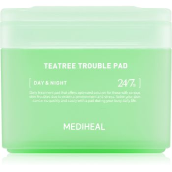 MEDIHEAL Teatree Trouble Pad dischete de tonifiere cu efect calmant