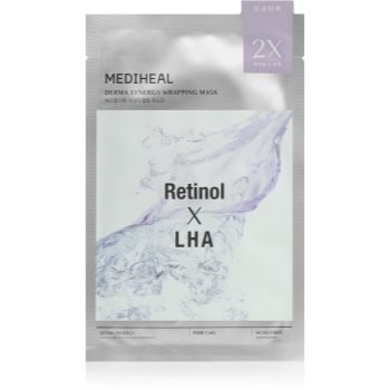 MEDIHEAL Derma Synergy Pore Care Wrapping Mask зволожувальнакосметична марлева маска для розгладження шкіри та звуження пор 25 мл