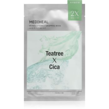 MEDIHEAL Derma Synergy Calming Care Wrapping Mask mască textilă hidratantă cu efect calmant