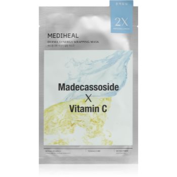 MEDIHEAL Derma Synergy Toning Care Wrapping Mask роз'яснююча зволожуюча маска для вирівнювання тону шкіри 1 кс