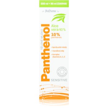 MedPharma Panthenol 10% Sensitive lapte de corp intens hidratant efect regenerator