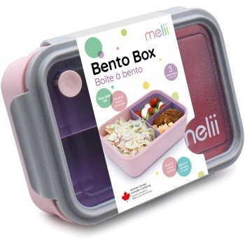 Melii Bento Box коробка для обіду Pink, Purple, Gray 1250 мл