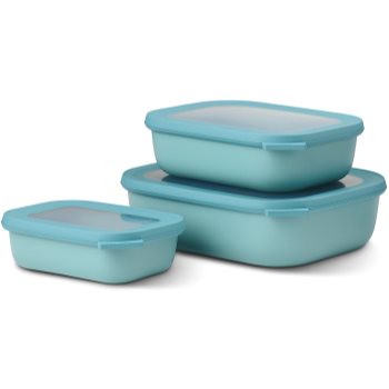 Mepal cirqula rectangular set de boluri nordic green culoare