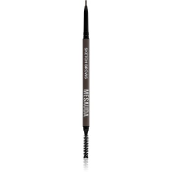 Mesauda milano sketch brows creion pentru sprancene cu pensula