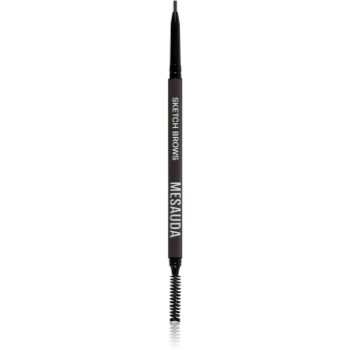 Mesauda Milano Sketch Brows creion pentru sprancene cu pensula