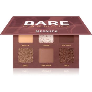 Mesauda Milano Bare Harmony paleta farduri de ochi