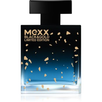 Mexx Black & Gold Limited Edition Eau de Toilette pentru bărbați