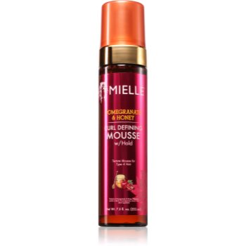 Mielle Pomegranate & Honey spumă de coafat pentru definirea și forma coafurii pentru păr creț