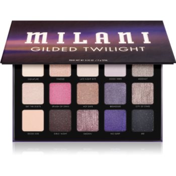 Milani gilded twilight paletă cu farduri de ochi