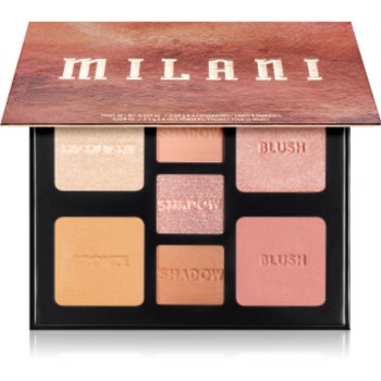 Milani all-inclusive eye, cheek & face palette paleta pentru intreaga fata