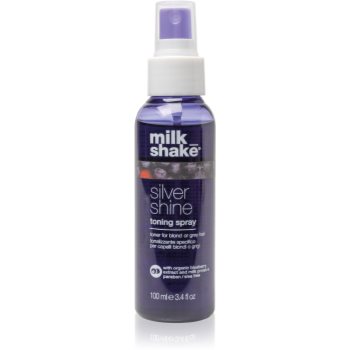 Milk Shake Silver Shine Toning Spray spray tonifiant pentru parul blond si gri image2