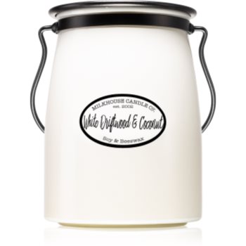 Milkhouse Candle Co. Creamery White Driftwood & Coconut lumânare parfumată Butter Jar Milkhouse Candle Co. imagine noua