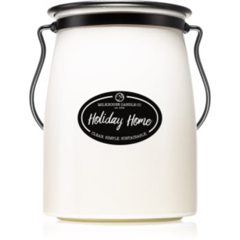 Milkhouse Candle Co. Creamery Holiday Home lumânare parfumată Butter Jar