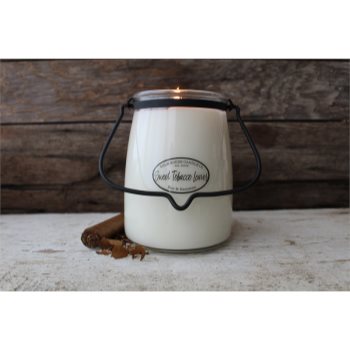 Milkhouse Candle Co. Creamery Sweet Tobacco Leaves lumânare parfumată Butter Jar - 1 | YEO
