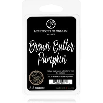 Milkhouse Candle Co. Creamery Brown Butter Pumpkin ceară pentru aromatizator