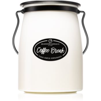 Milkhouse Candle Co. Creamery Coffee Break lumânare parfumată Butter Jar